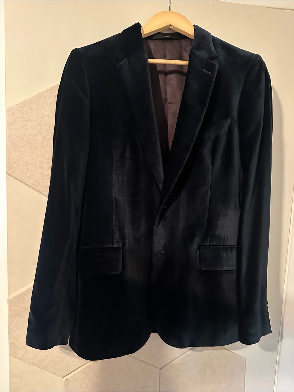 Paul Smith dark blue Velvet Jacket- soho fit